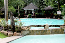 Lawiswis Kawayan Garden Resort & Spa swimming pool and pavilion